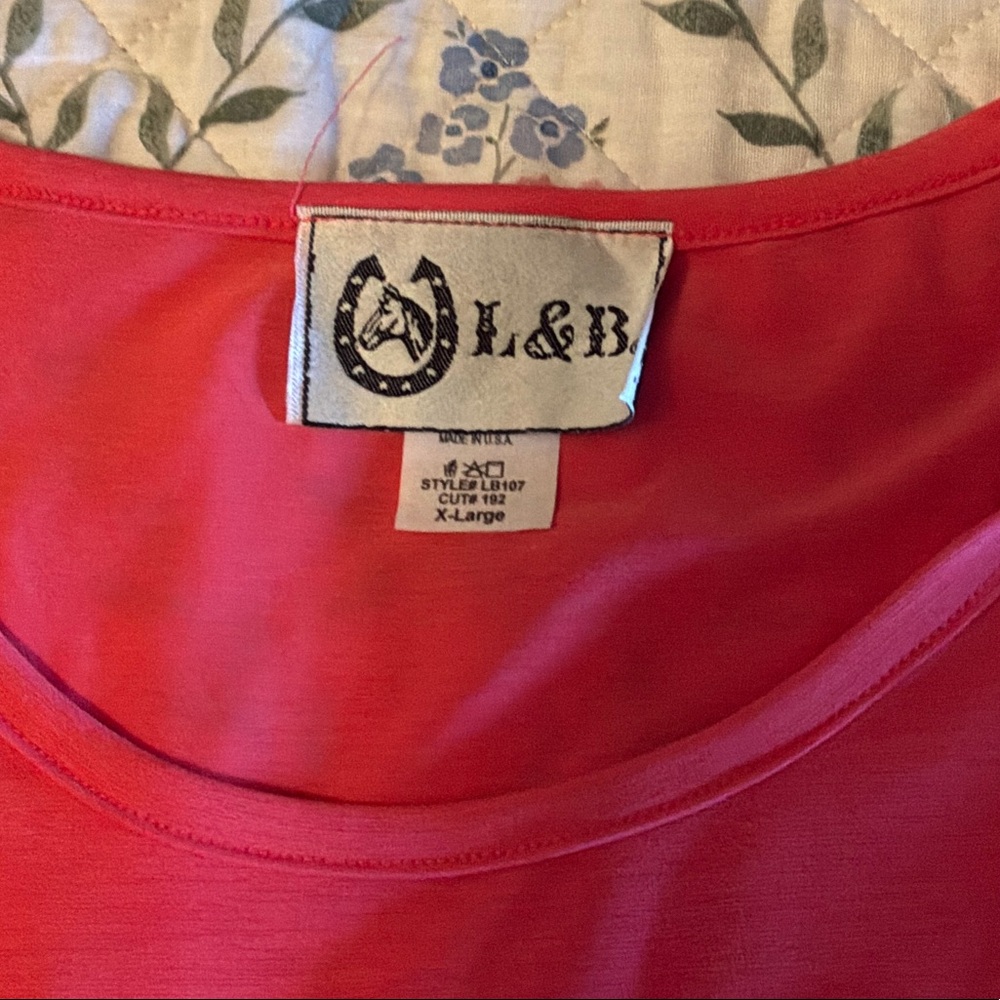 L&B Vibrant coral dress